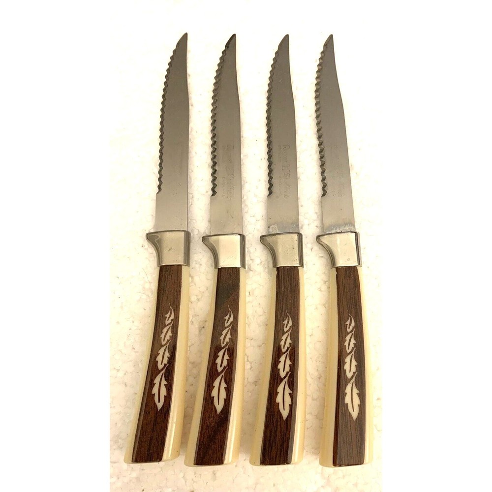 Sheffield English Cutlery Presentation Set Stainless Steel Steak Knives Set of 4